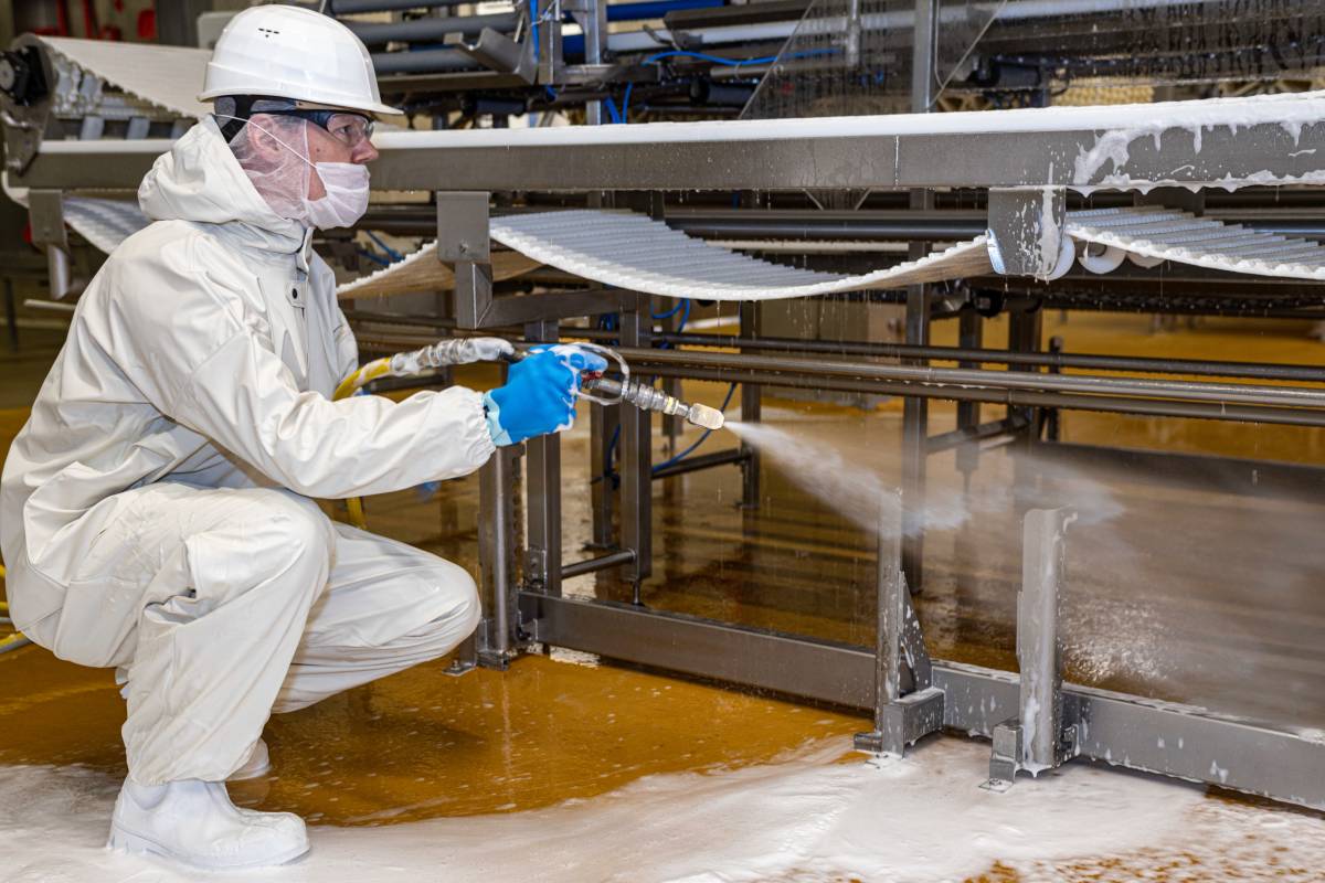 Mitteldruckreinigung in der Lebensmittelindustrie FDX Fluid Dynamix